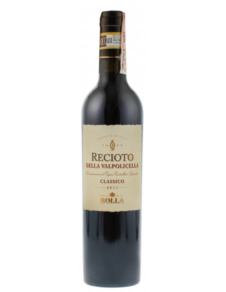 Купити Вино Recioto Della Valpolicellal Classico DOCG 2007 червоне напівсолодке 0,5л Bolla