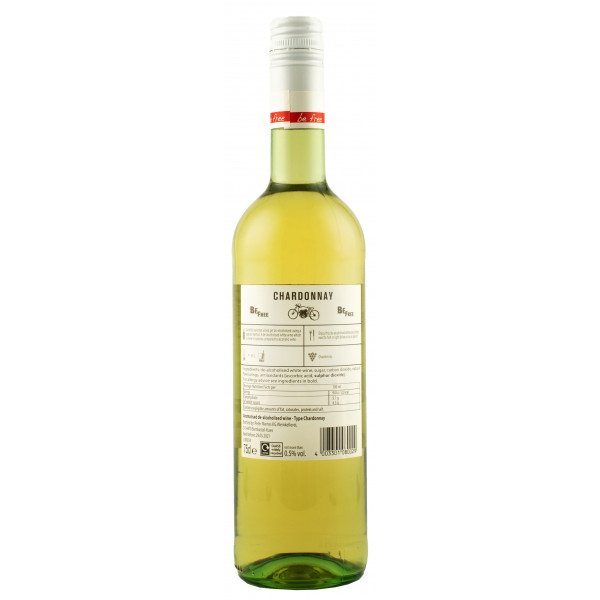 Купить Купить Вино безалкогольное Chardonnay белое полусладкое Be Free