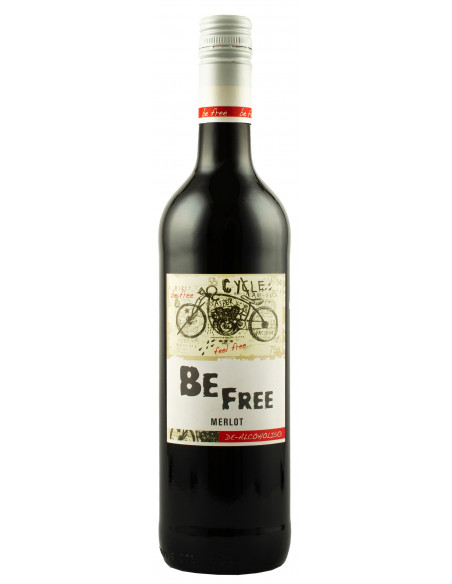 Купити Вино безалкогольне Merlot червоне напівсолодке Be Free