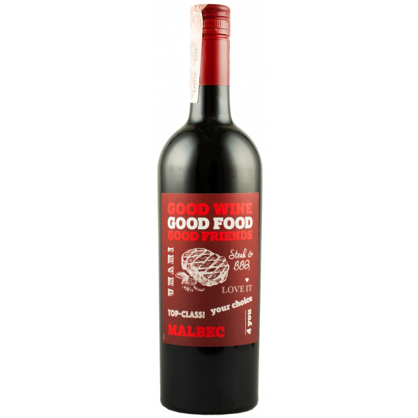 Купить Купить Вино Steak&BBQ Malbec красное сухое 3G