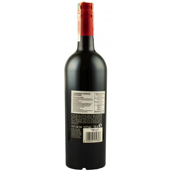 Купить Купить Вино Zinfandel красное сухое Burgerwein
