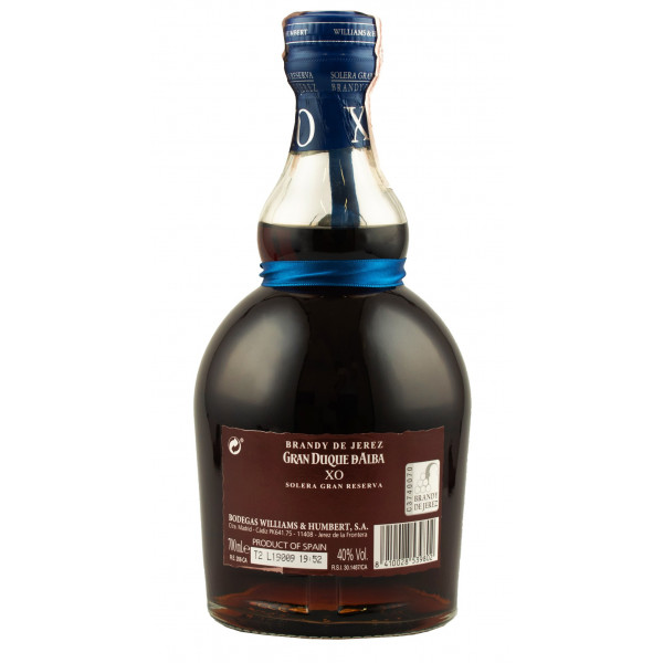 Купить Купить Бренди Grand Duque De Alba XO 0,7л в тубусе
