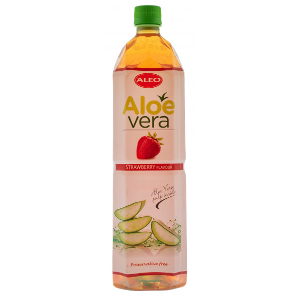 Купить Купить Алое вера Aleo Strawberry с клубникой 1,5л