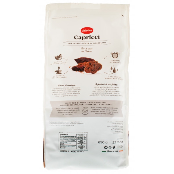 Купить Купить Печенье Biscotti Capricci 650г Италия Cabrioni