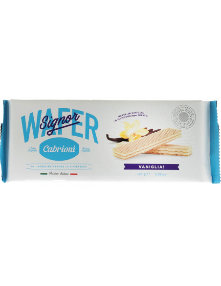 Купити Вафлі з ваніллю Wafers Piu Vaniglia 150г Італія Cabrioni