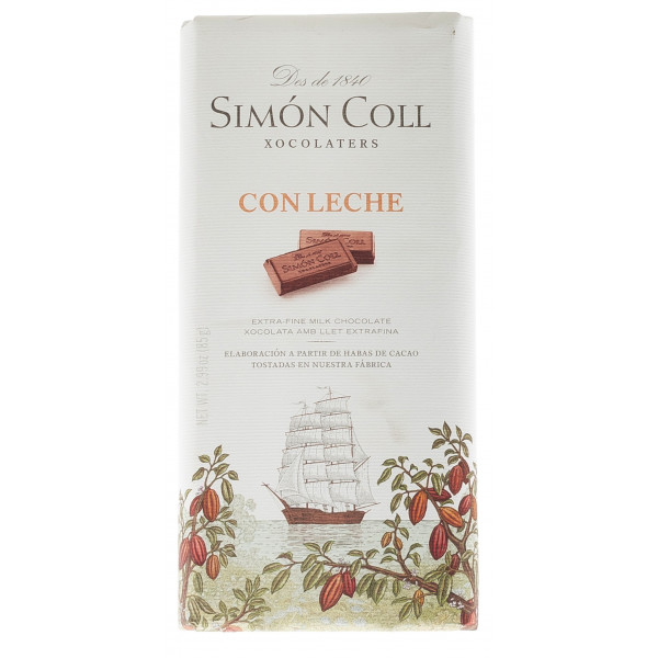 Купить Купить Шоколад Con Leche молочный 85г Испания Simon Coll