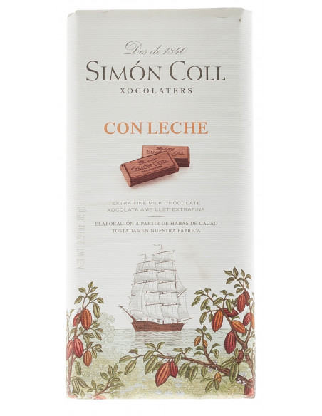 Купить Купить Шоколад Con Leche молочный 85г Испания Simon Coll