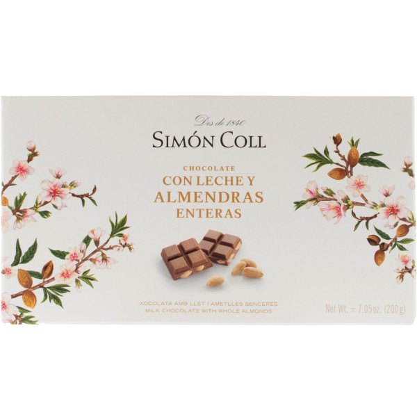 Купить Купить Шоколад Y Almendras Enteras молочный с миндалем 32% 200г Simon Coll
