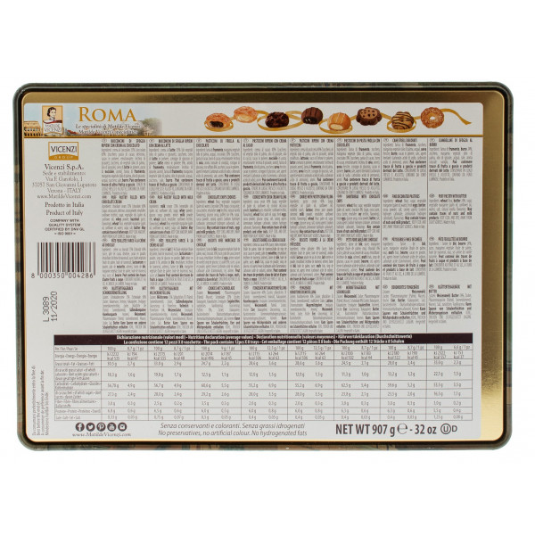 Купить Купить Печенье Roma 907г ж/б Италия Vicenzi