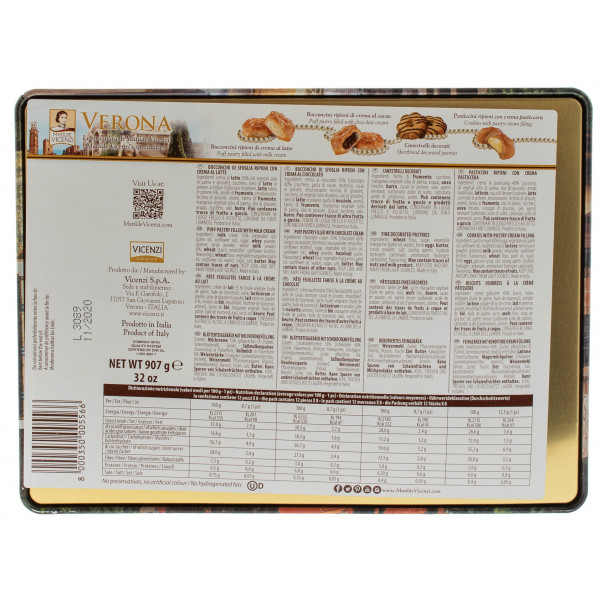 Купити Печиво Verona 907г з/б Італія Vicenzi