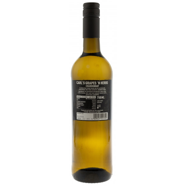 Купить Купить Вино тихое безалкогольне LCarl\'s Herbs Chardonnay белое