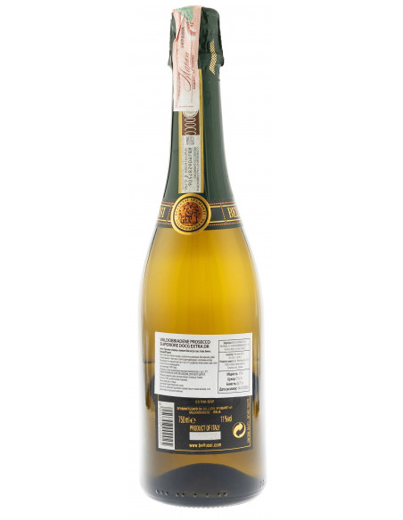 Купити Вино ігристе Prosecco Valdob SuperiorDOCG біле екстра-сухе