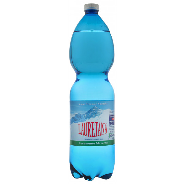 Купити Мінеральна вода природна слабо газована Lauretana Naturale 1,5л пет
