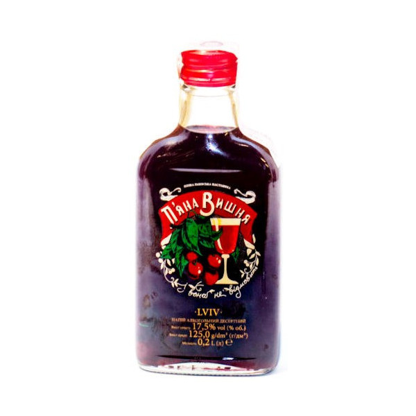 Купити алкогольный напиток десертный Пьяная Вишня 0,2л