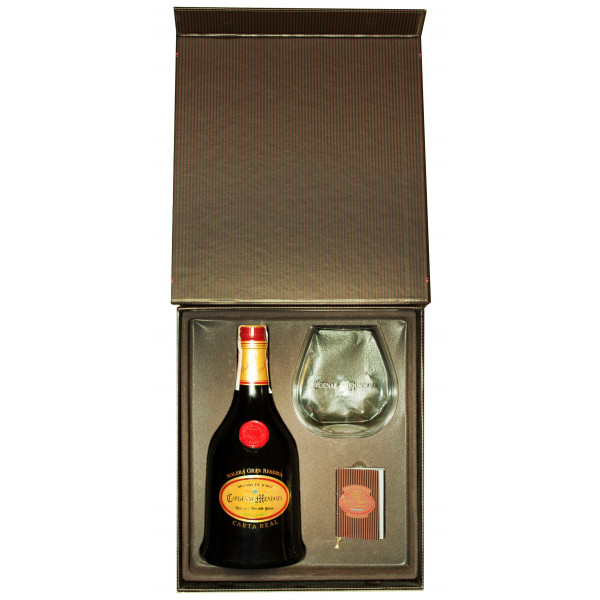 Купити Бренді Cardenal Mendoza Carta Real Gr.Reserva 30yo 0,7л + 1бок 40% подарункова коробка