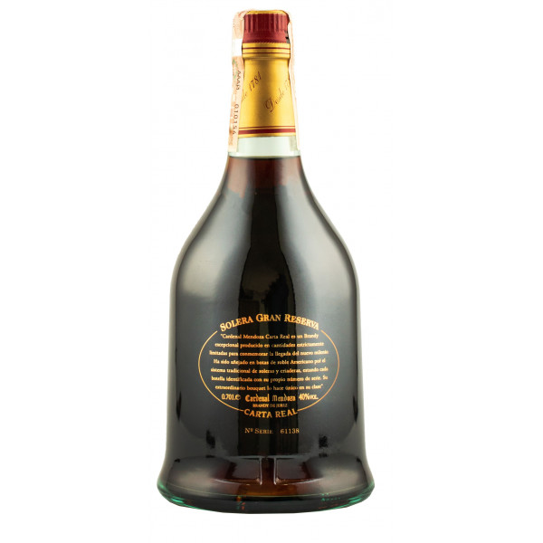 Купить Купить Бренди Cardenal Mendoza Carta Real Gr.Reserva 30yo 0,7л 40% металлический тубус
