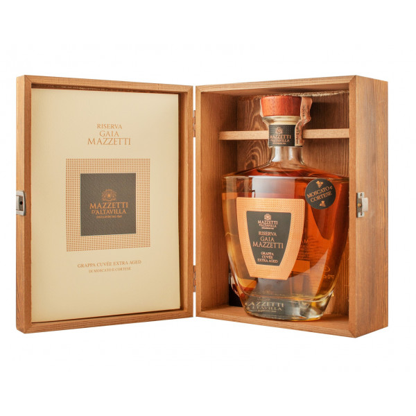 Купить Купить Граппа Grappa Mazzetti + Anzhelo Gaia 0,7л дер.коробка