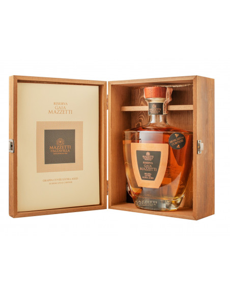 Купить Купить Граппа Grappa Mazzetti + Anzhelo Gaia 0,7л дер.коробка