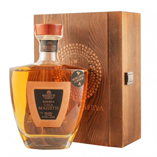 Купить Купить Граппа Grappa Mazzetti + Anzhelo Gaia 0,7л дер.коробка