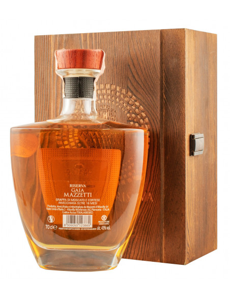 Купить Купить Граппа Grappa Mazzetti + Anzhelo Gaia 0,7л дер.коробка