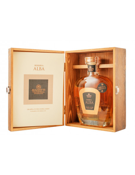Купити Граппа Grappa Reserva Alba 0.7л. дерев\'яна коробка Mazzetti