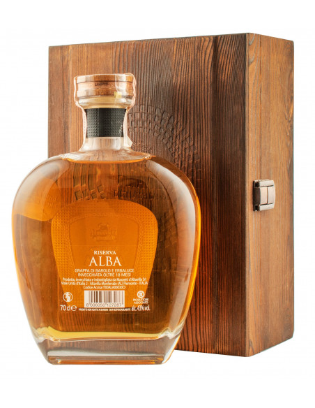 Купити Граппа Grappa Reserva Alba 0.7л. дерев\'яна коробка Mazzetti