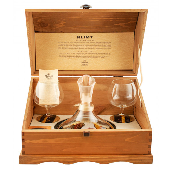 Купити Набір художники Klimt Grappa Moscato 0.7л 2 келихи Mazzetti