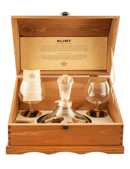 Купити Набір художники Klimt Grappa Moscato 0.7л 2 келихи Mazzetti