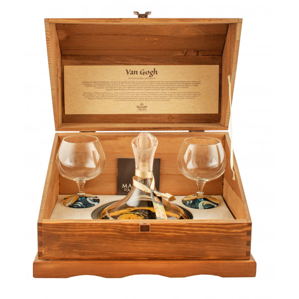 Купити Набір художники Van Gogh Grappa Nebbiolo da Barbaresco 0.7л 2 бок Mazzetti