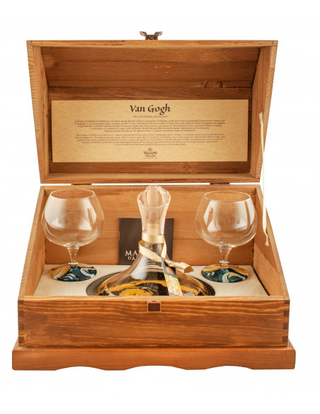 Купить Купить Набор художники Van Gogh Grappa Nebbiolo da Barbaresco 0.7л 2 бок Mazzetti