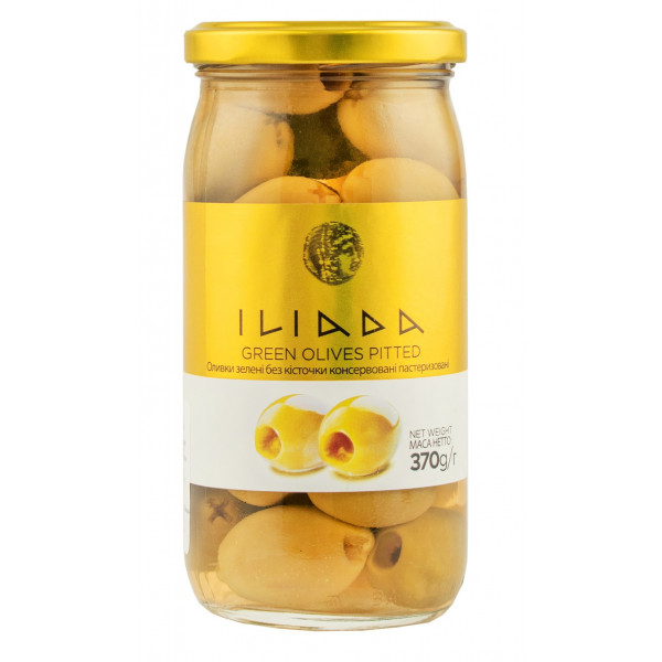 Купити Оливки зеленые ILIADA б/к 370г