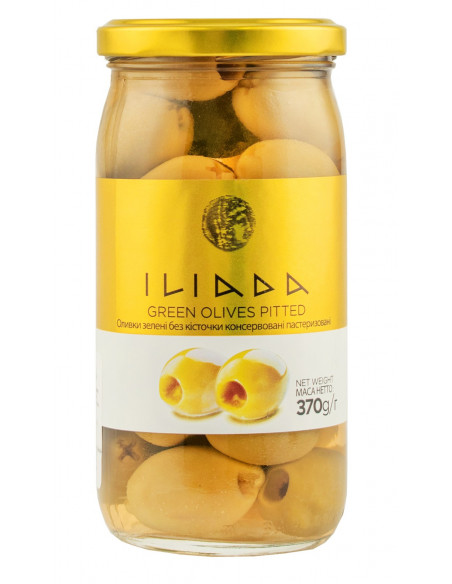 Купить Купить Оливки зеленые ILIADA б/к 370г
