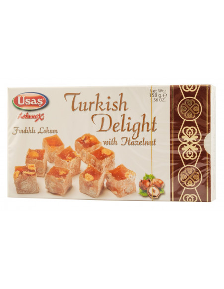 Купити Рахат-Лукум Turkish Delight With Hazelnut з фундуком 158г USAS