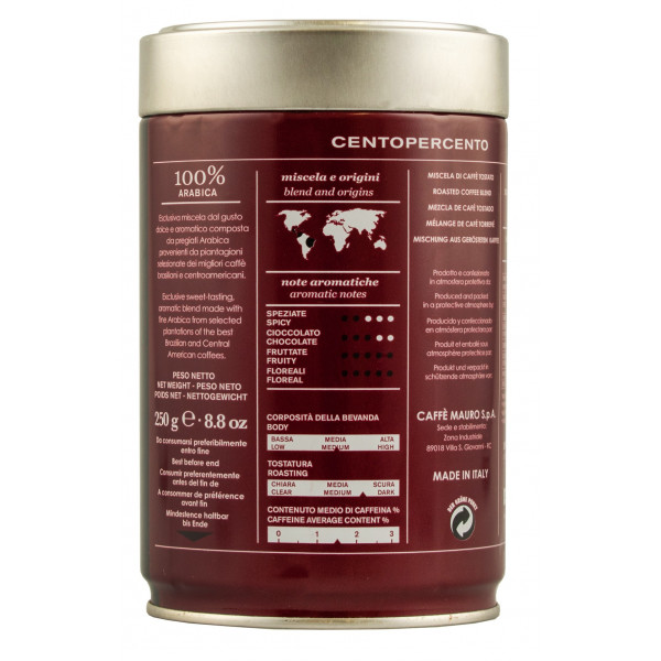 Купить Купить Кофе молотый Caffe Centopercento Espresso 250г Mauro Demetrio