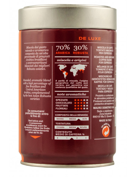 Купить Купить Кофе молотый Caffe De Luxe Espresso 250 Mauro Demetrio