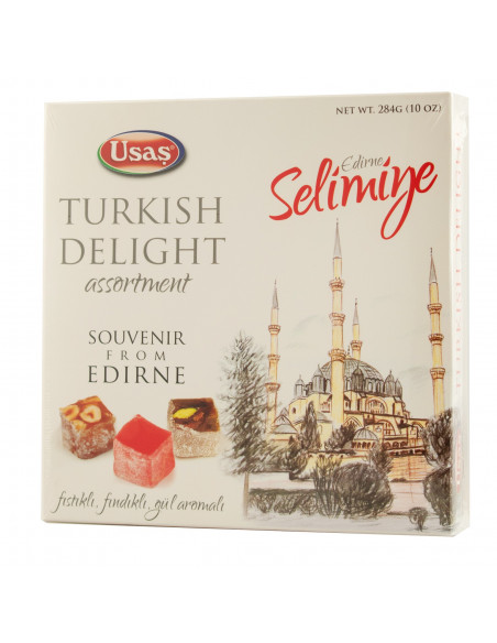 Купити Асорті Рахат-Лукум Selimiye Pistachio Hazeln Rose 284г USAS