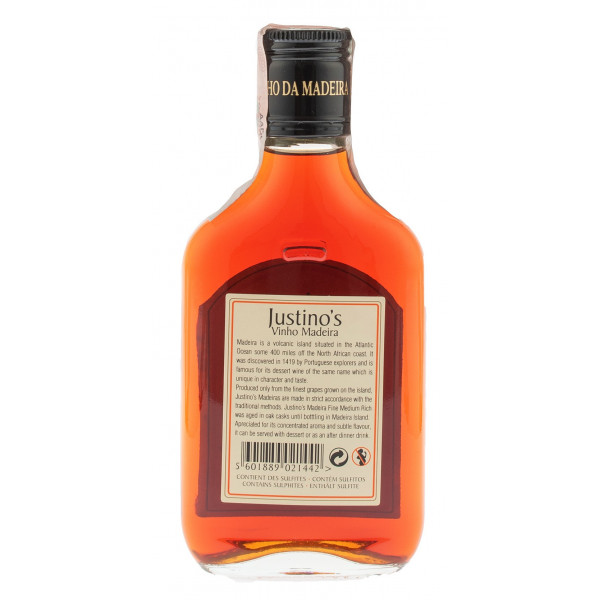 Купить Купить Вино Justinos Madeira Fine Medium Rich 3yo белое полусладкое 0,2л