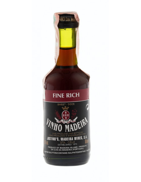 Купити Вино Justinos Madeira Fine Rich 3yo біле десертне 0,05л