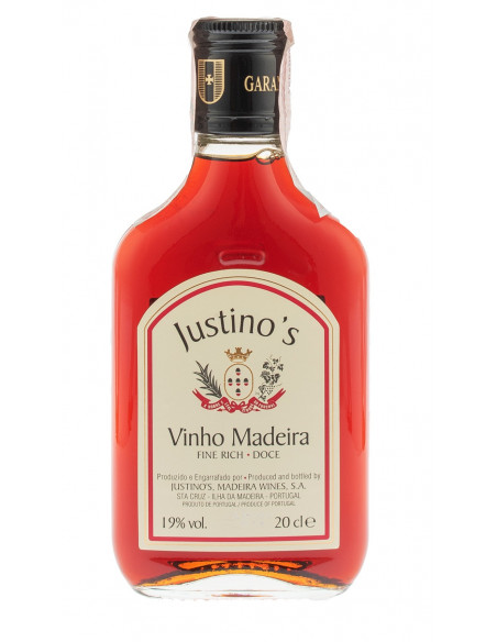 Купить Купить Вино Justinos Madeira Fine Rich 3yo белое десертное 0,2 л 19%