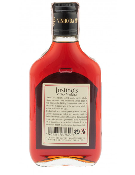Купити Вино Justinos Madeira Fine Rich 3yo біле десертне 0,2л 19%