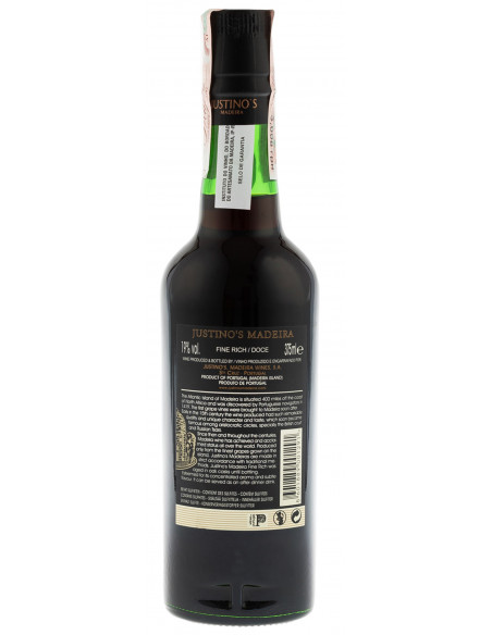 Купить Купить Вино Justinos Madeira Fine Rich 0,375л белое десертное