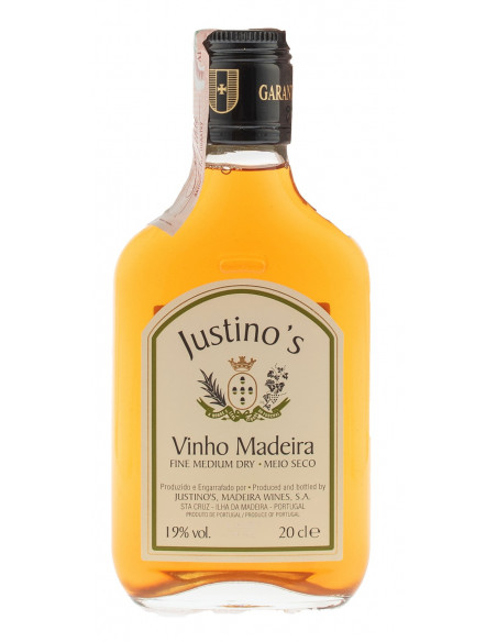 Купити Вино Justinos Madeira Fine Medium Dry 3yo біле напівсухе 0,2л