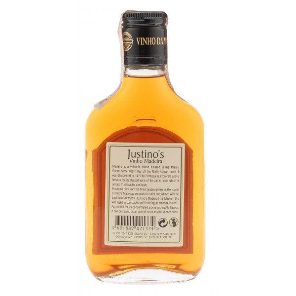 Купить Купить Вино Justinos Madeira Fine Medium Dry 3yo белое полусухое 0,2л