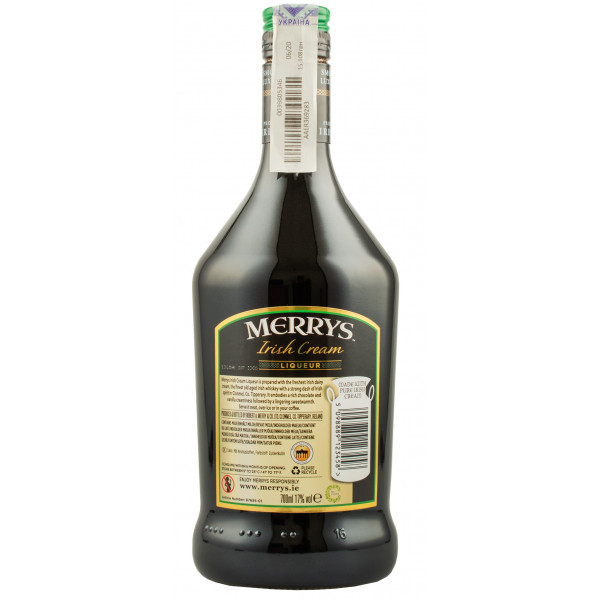 Купити Лікер Merrys Irish Cream 0,7л Merrys