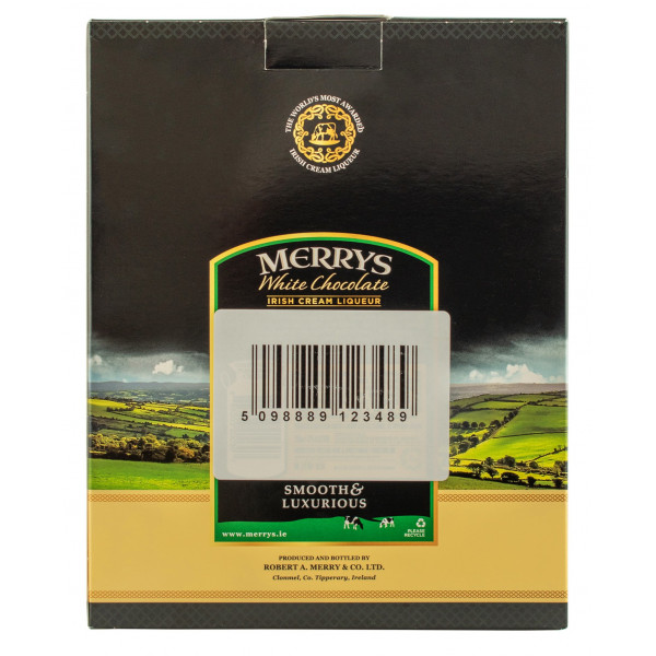 Купити Лікер Merrys Chocolate Cream 0,7л кор+2 стакана