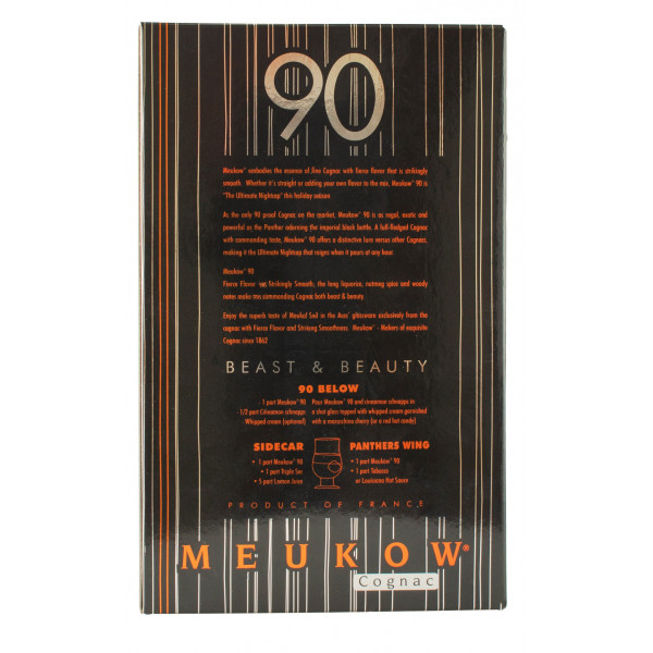 Купить Купить Коньяк 90 Proof 0,7л подарочный набор+2 рюмки Meukow