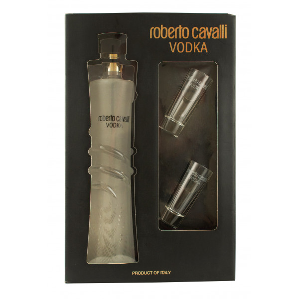 Купить Купить Водка Roberto Cavalli 0,7л коробка + 2 рюмки