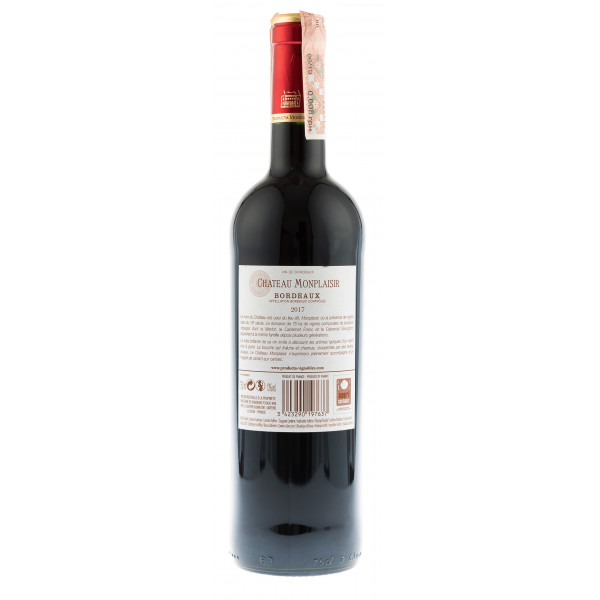 Купить Купить Вино Chateau Monplaisir красное сухое 0,75л