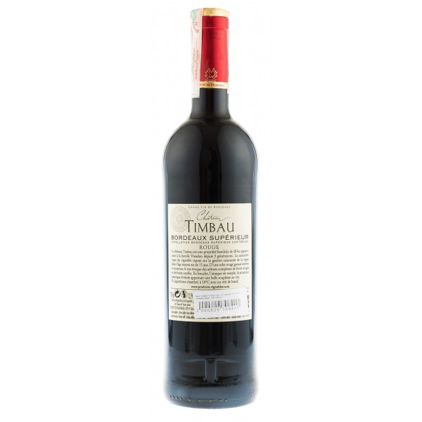 Купить Купить Вино Chateau Timbeau Sup. красное сухое 0,75л