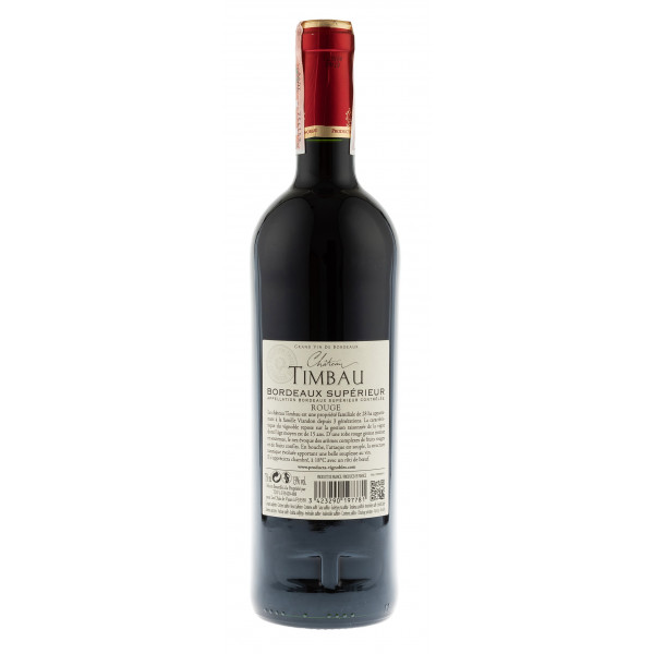 Купить Купить Вино Chateau Timbau Superieur красное сухое 0,75л